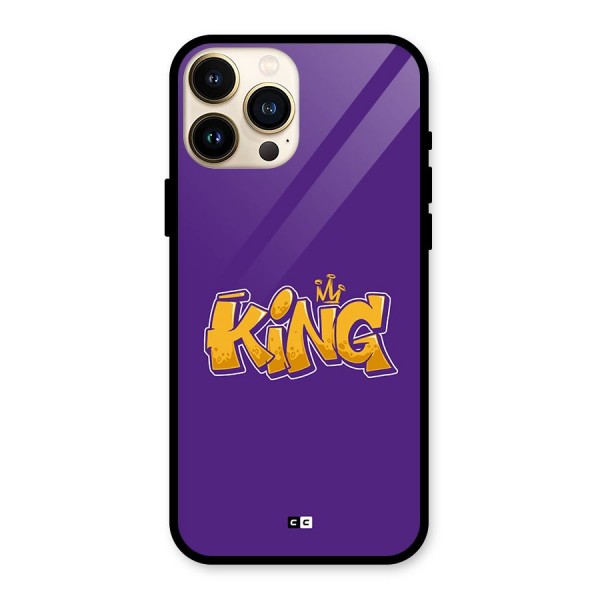 The Royal King Glass Back Case for iPhone 13 Pro Max