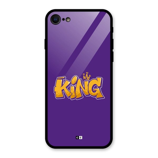 The Royal King Glass Back Case for iPhone SE 2022