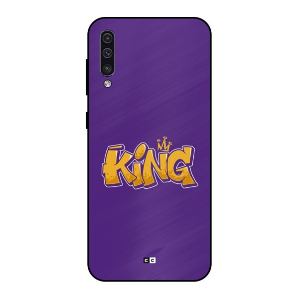 The Royal King Metal Back Case for Galaxy A30s