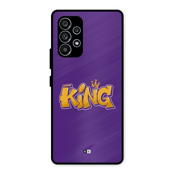 The Royal King Metal Back Case for Galaxy A53 5G