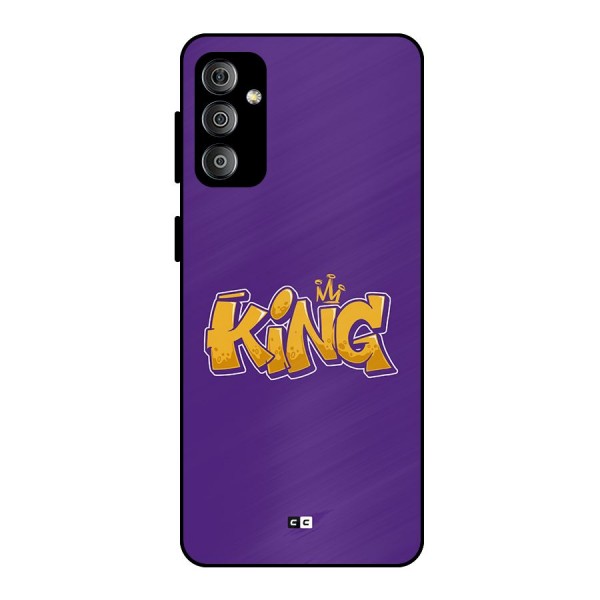 The Royal King Metal Back Case for Galaxy F23