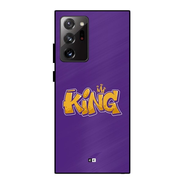 The Royal King Metal Back Case for Galaxy Note 20 Ultra
