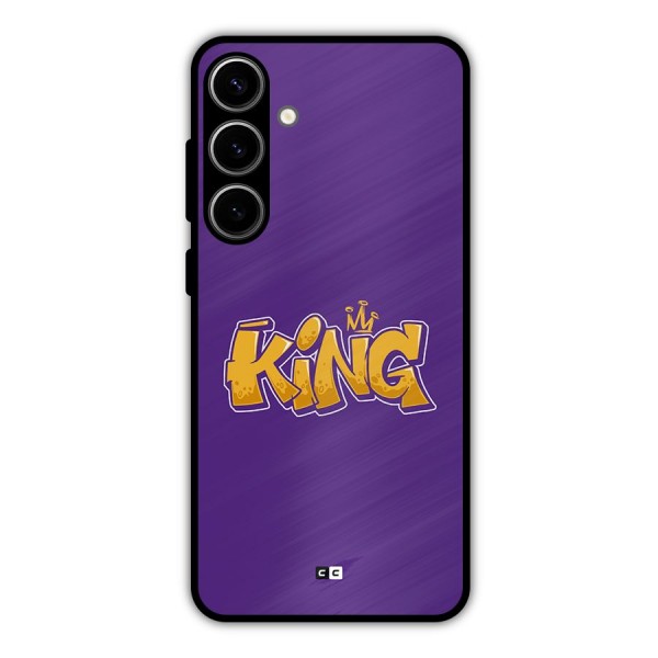 The Royal King Metal Back Case for Galaxy S24 Plus