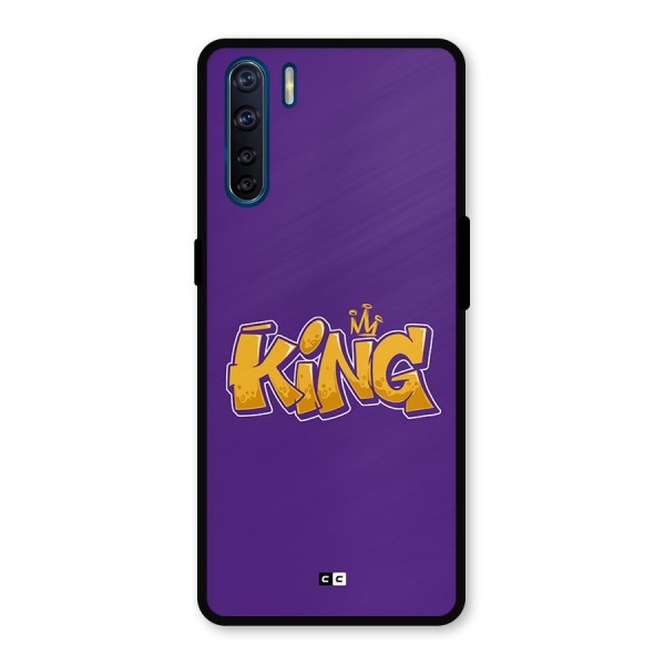 The Royal King Metal Back Case for Oppo F15