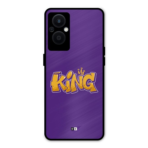 The Royal King Metal Back Case for Oppo F21s Pro 5G