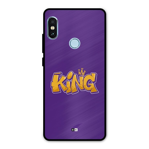 The Royal King Metal Back Case for Redmi Note 5 Pro