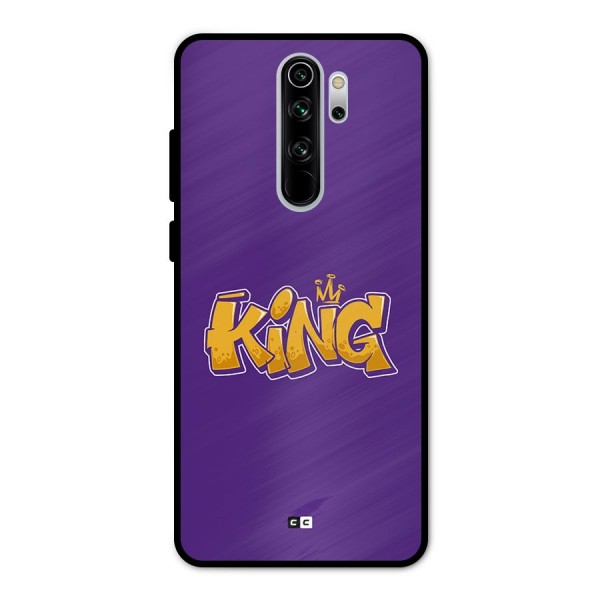 The Royal King Metal Back Case for Redmi Note 8 Pro