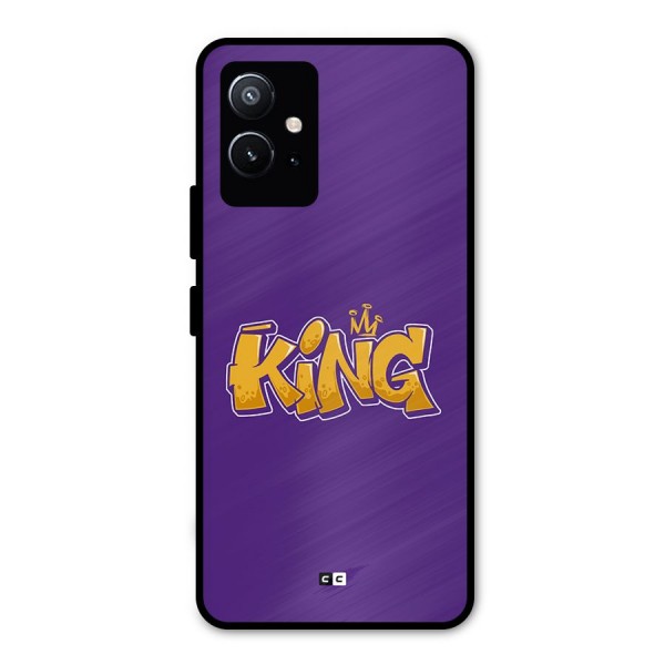 The Royal King Metal Back Case for Vivo T1 5G