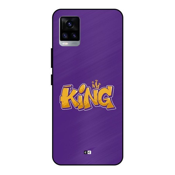 The Royal King Metal Back Case for Vivo V20