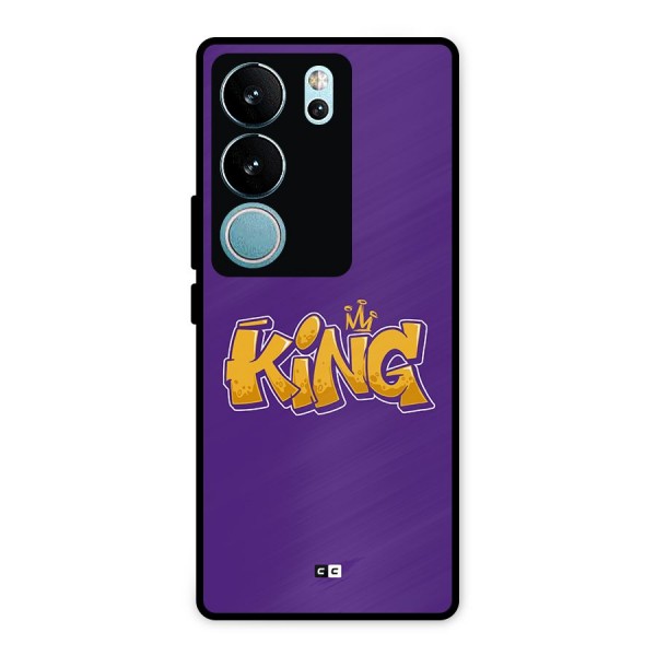 The Royal King Metal Back Case for Vivo V29