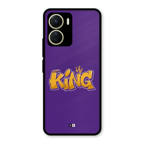 The Royal King Metal Back Case for Vivo Y16