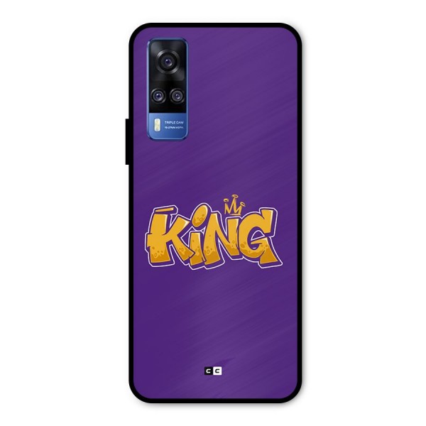 The Royal King Metal Back Case for Vivo Y51A