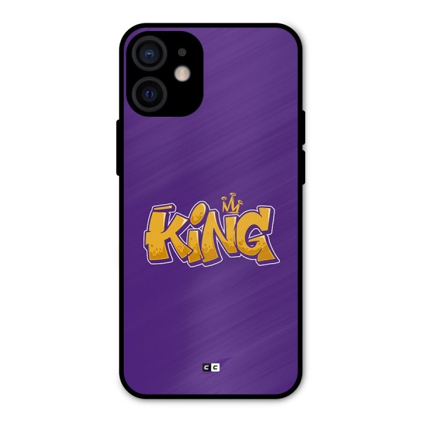 The Royal King Metal Back Case for iPhone 12 Mini