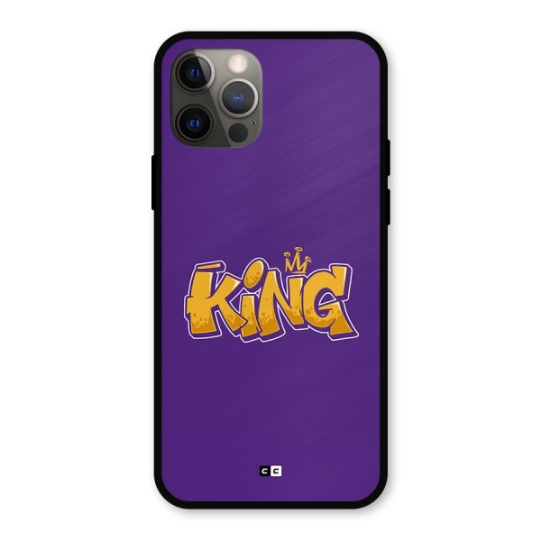 The Royal King Metal Back Case for iPhone 12 Pro