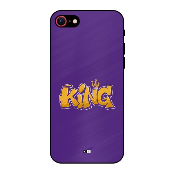 The Royal King Metal Back Case for iPhone SE 2022
