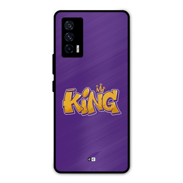The Royal King Metal Back Case for iQOO 7 5G