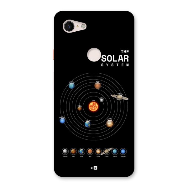 The Solar System Back Case for Google Pixel 3 XL
