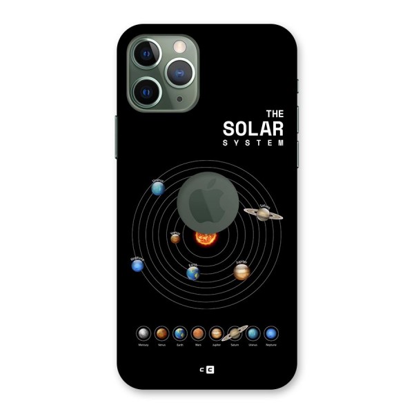 The Solar System Back Case for iPhone 11 Pro Logo Cut