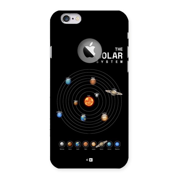 The Solar System Back Case for iPhone 6 Logo Cut