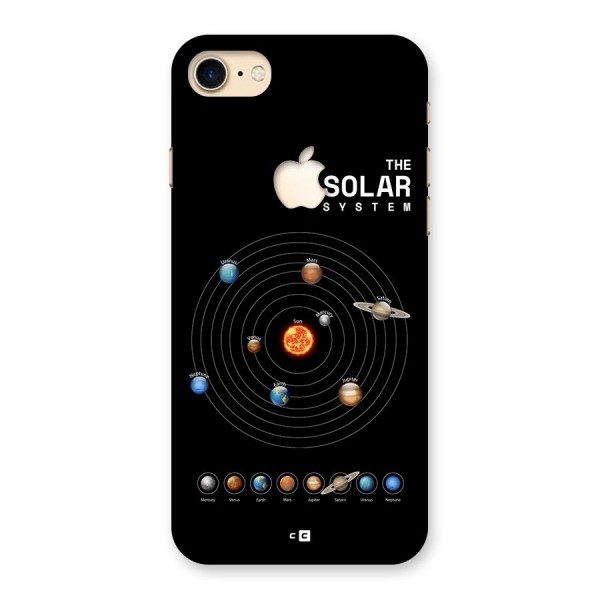 The Solar System Back Case for iPhone 7 Apple Cut