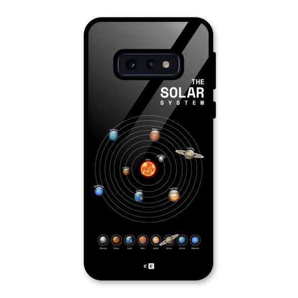 The Solar System Glass Back Case for Galaxy S10e