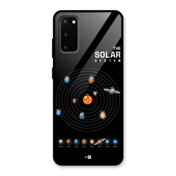 The Solar System Glass Back Case for Galaxy S20