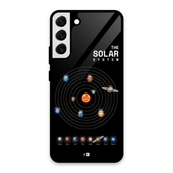 The Solar System Glass Back Case for Galaxy S22 Plus 5G