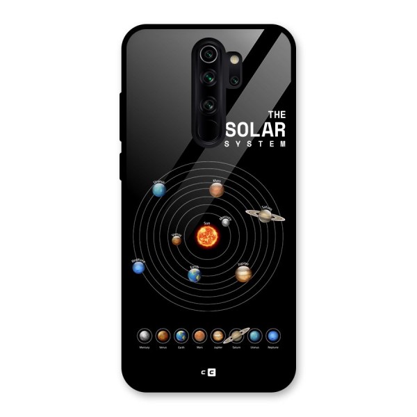 The Solar System Glass Back Case for Redmi Note 8 Pro