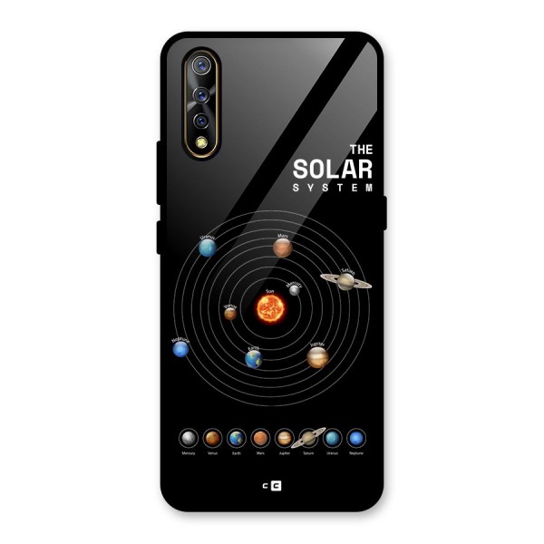 The Solar System Glass Back Case for Vivo S1