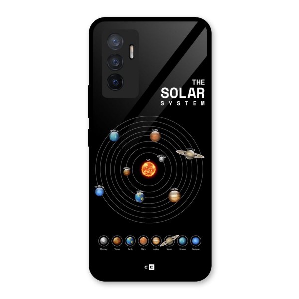 The Solar System Glass Back Case for Vivo V23e