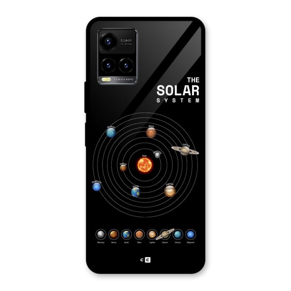 The Solar System Glass Back Case for Vivo Y33s