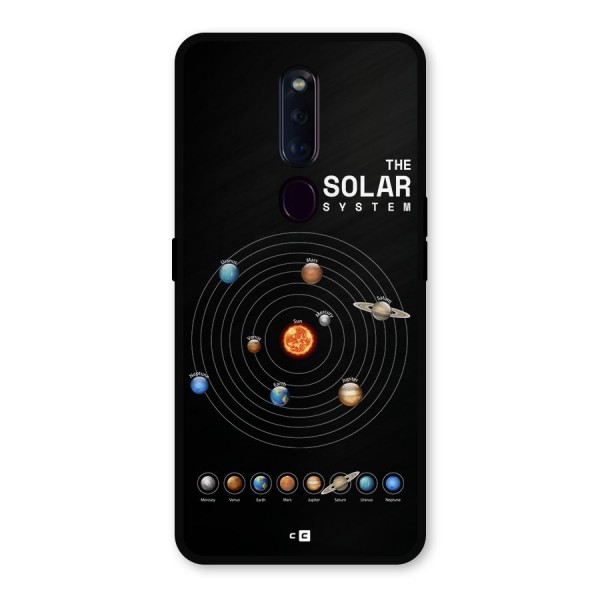 The Solar System Metal Back Case for Oppo F11 Pro