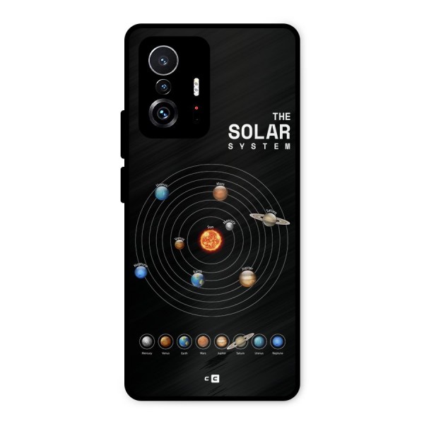 The Solar System Metal Back Case for Xiaomi 11T Pro
