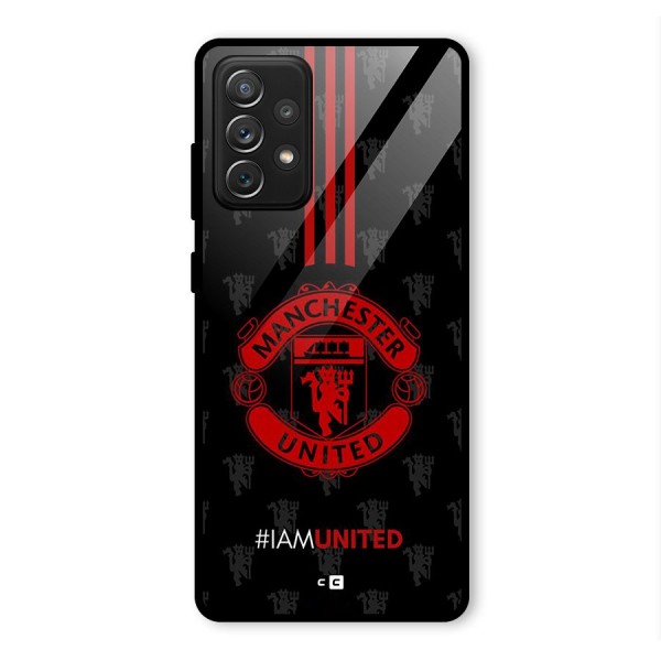 The United Spirit Glass Back Case for Galaxy A72
