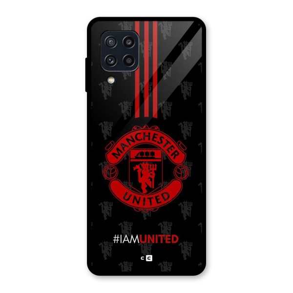 The United Spirit Glass Back Case for Galaxy M32