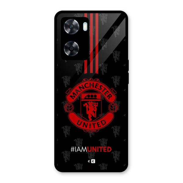 The United Spirit Glass Back Case for Oppo A77