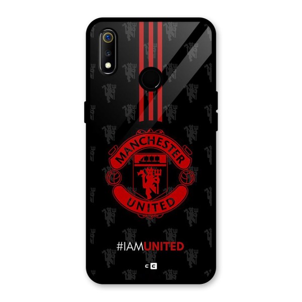 The United Spirit Glass Back Case for Realme 3