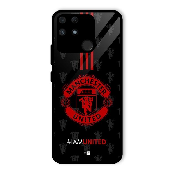 The United Spirit Glass Back Case for Realme Narzo 50A