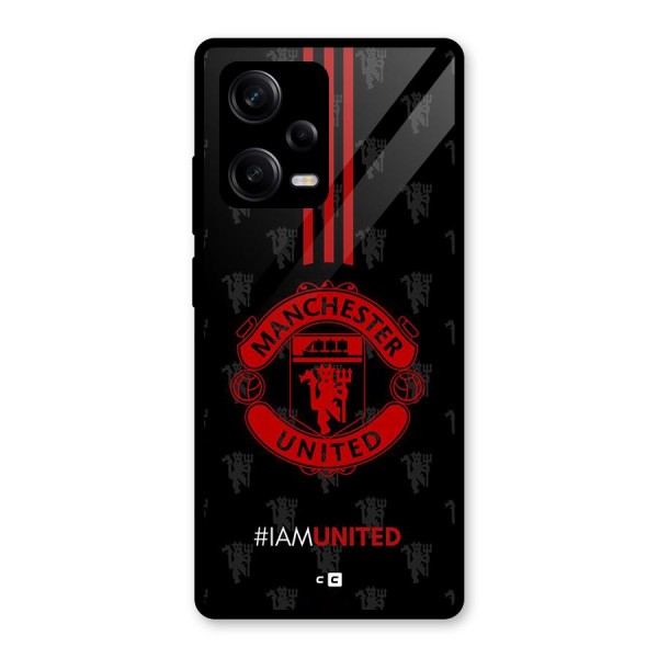 The United Spirit Glass Back Case for Redmi Note 12 Pro