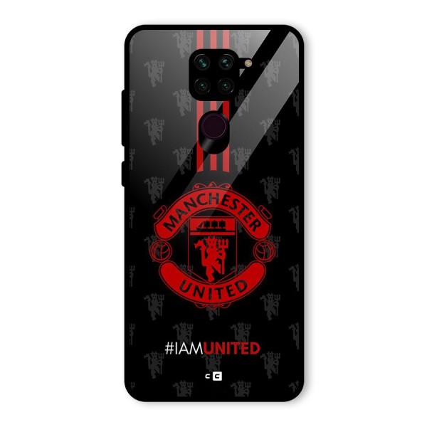 The United Spirit Glass Back Case for Redmi Note 9