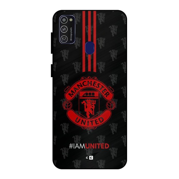 The United Spirit Metal Back Case for Galaxy M30s