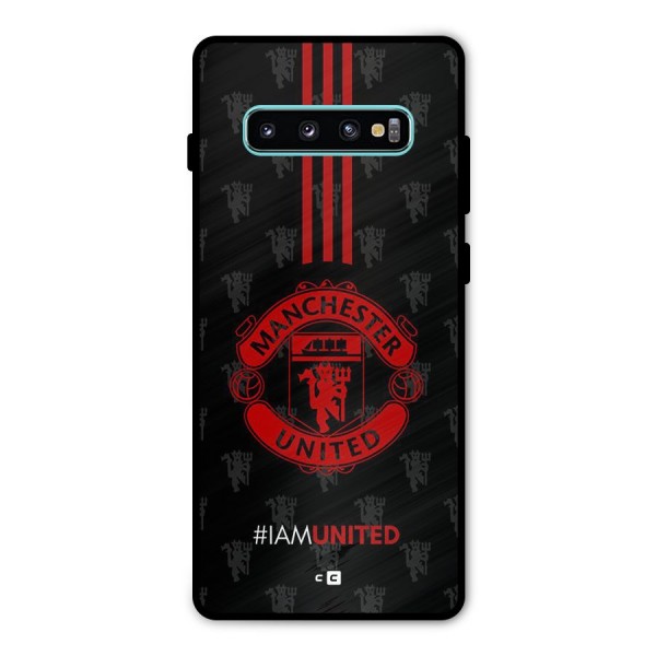 The United Spirit Metal Back Case for Galaxy S10 Plus