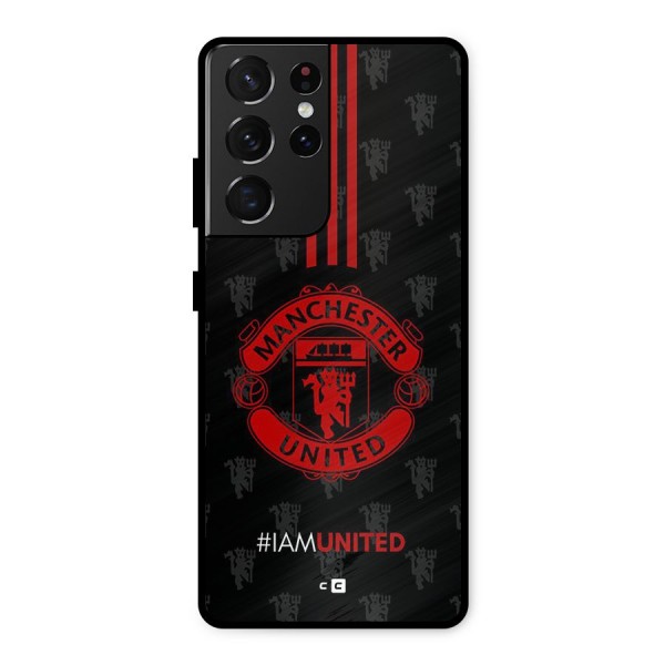 The United Spirit Metal Back Case for Galaxy S21 Ultra 5G