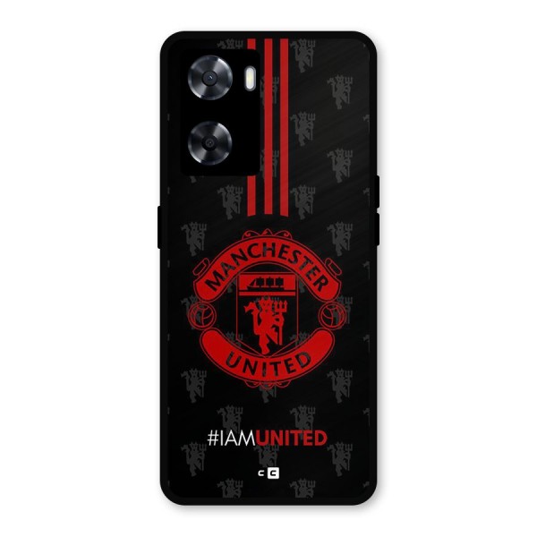 The United Spirit Metal Back Case for Oppo A57 2022