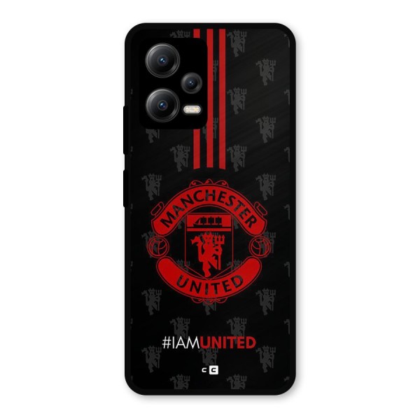 The United Spirit Metal Back Case for Poco X5