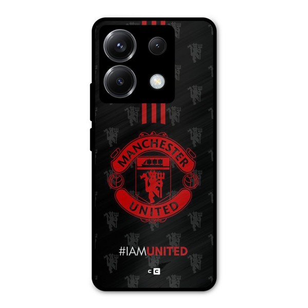 The United Spirit Metal Back Case for Poco X6