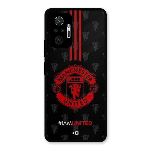 The United Spirit Metal Back Case for Redmi Note 10 Pro