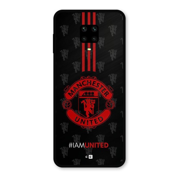 The United Spirit Metal Back Case for Redmi Note 9 Pro Max