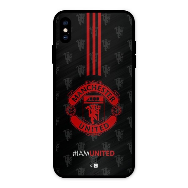 The United Spirit Metal Back Case for iPhone XS Max