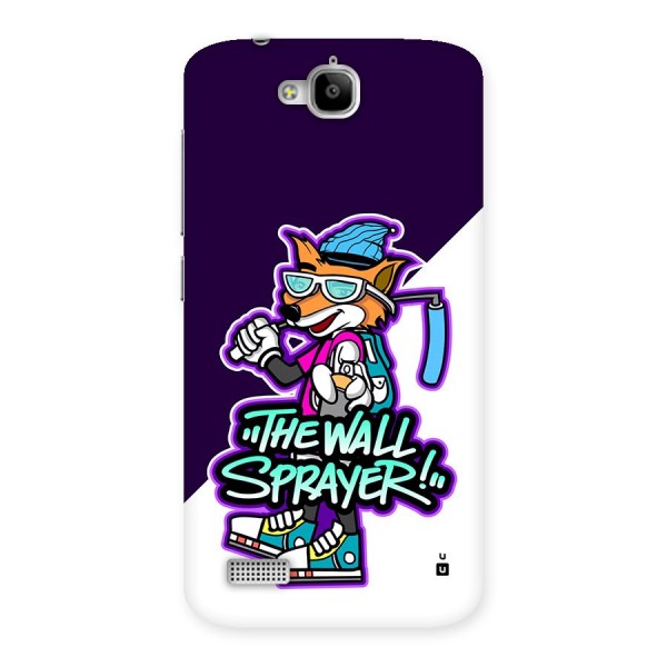 The Wall Sprayer Back Case for Honor Holly